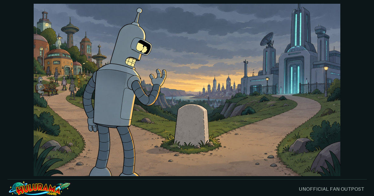 Bender studies his hand at a forked path.